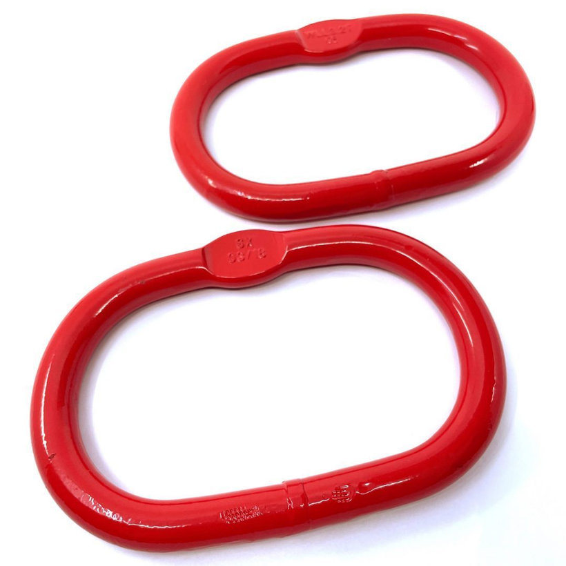 Závěsná hlava se zploštěním tř 80 červená 3,2T