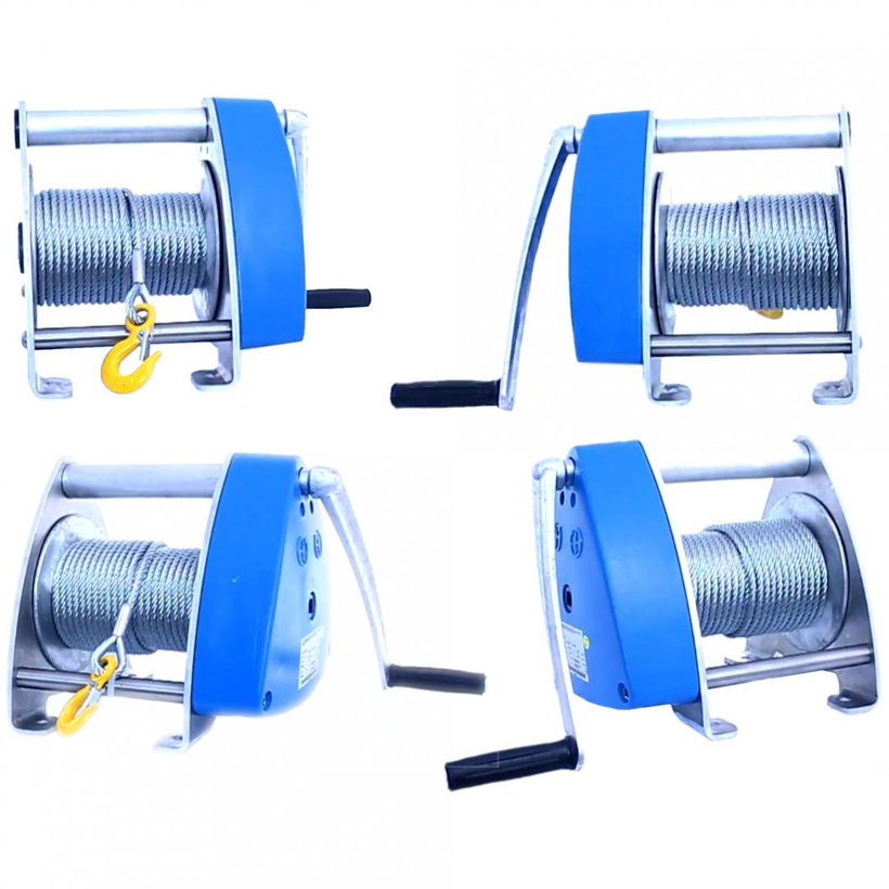 Konzolový hliníkový lanový naviják GAMMA 800kg