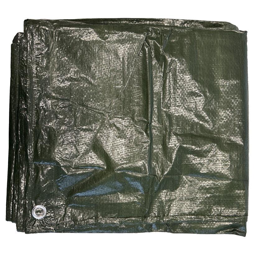 Plachta krycí 5x8m tmavě zelená 65g/m²