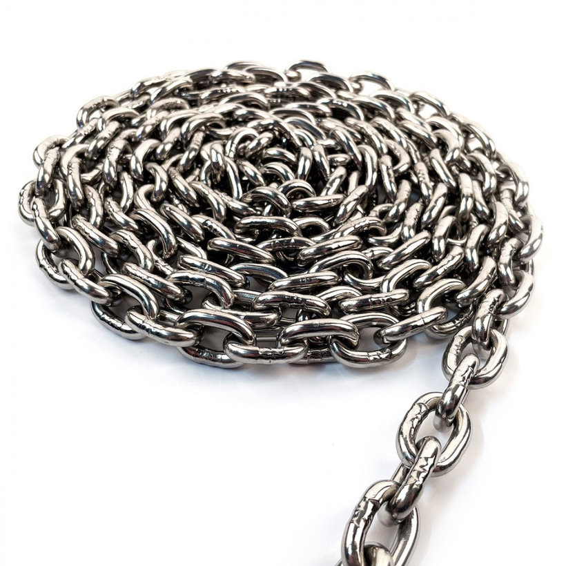 Řetěz nerezový DIN 766 AISI316 8mm