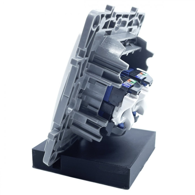 Niloé zásuvka dátová 2xRJ45 kategorie 6 UTP bélá