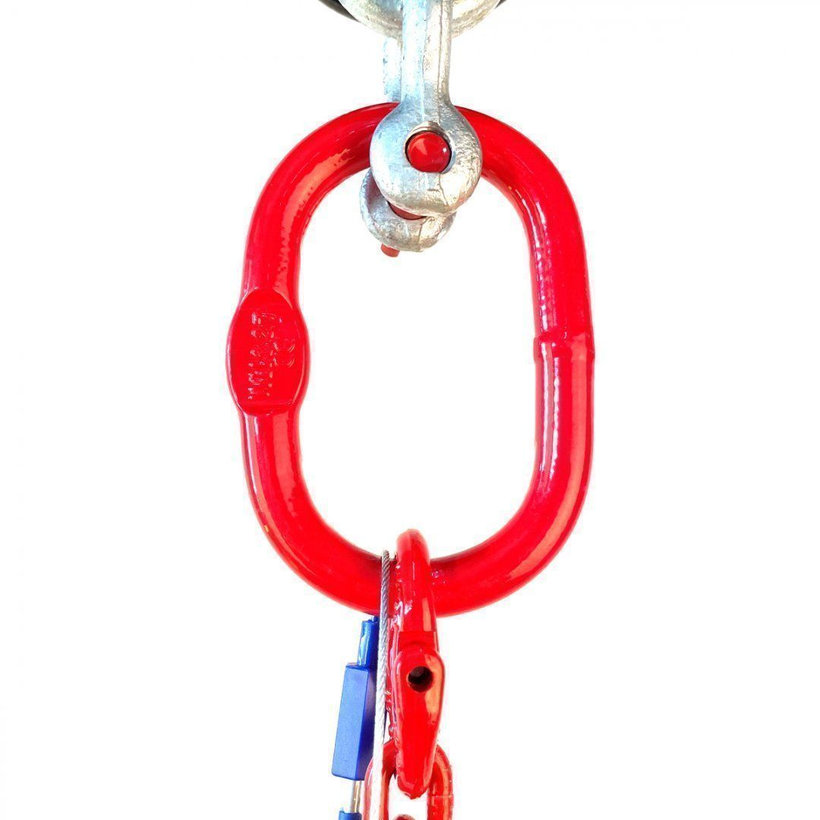 Řetězový závěs oko-hák tř 80 se zkracovačem (6 m, 2000 kg, 8 mm)