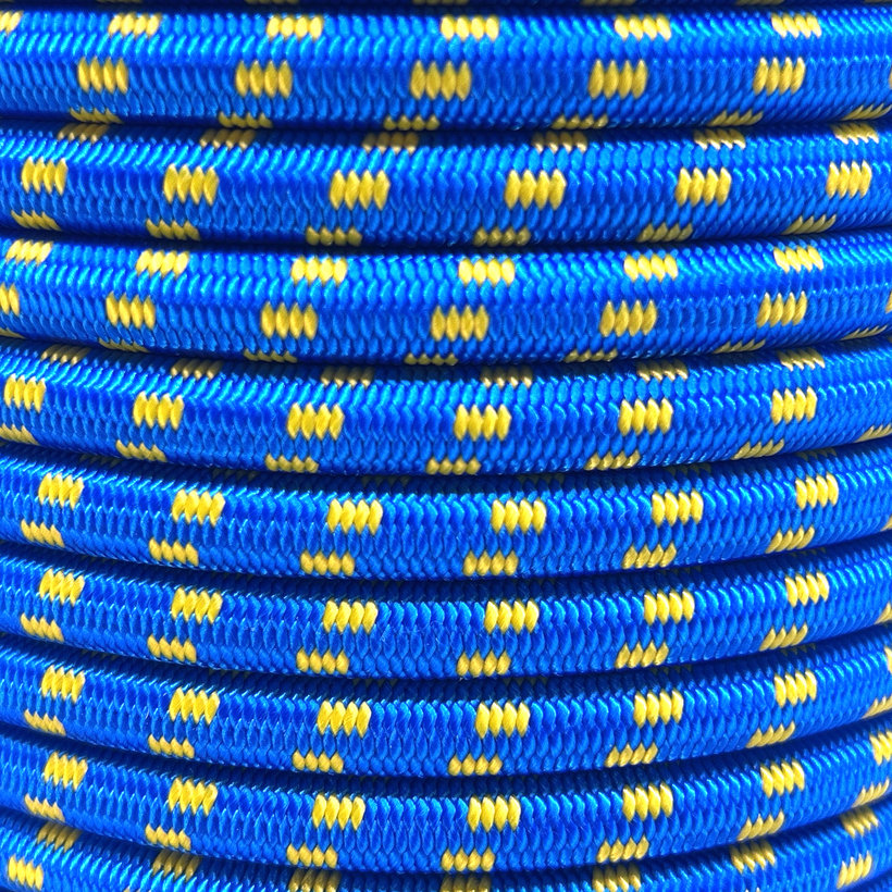 Gumolano s pryžovým jádrem modré+žltá PP 10mm