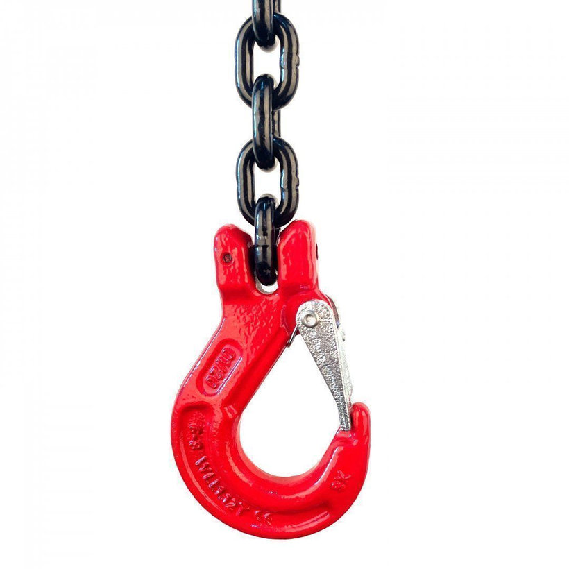 Řetězový závěs hák-hák tř 80 (4 m,  5300 kg, 13 mm)