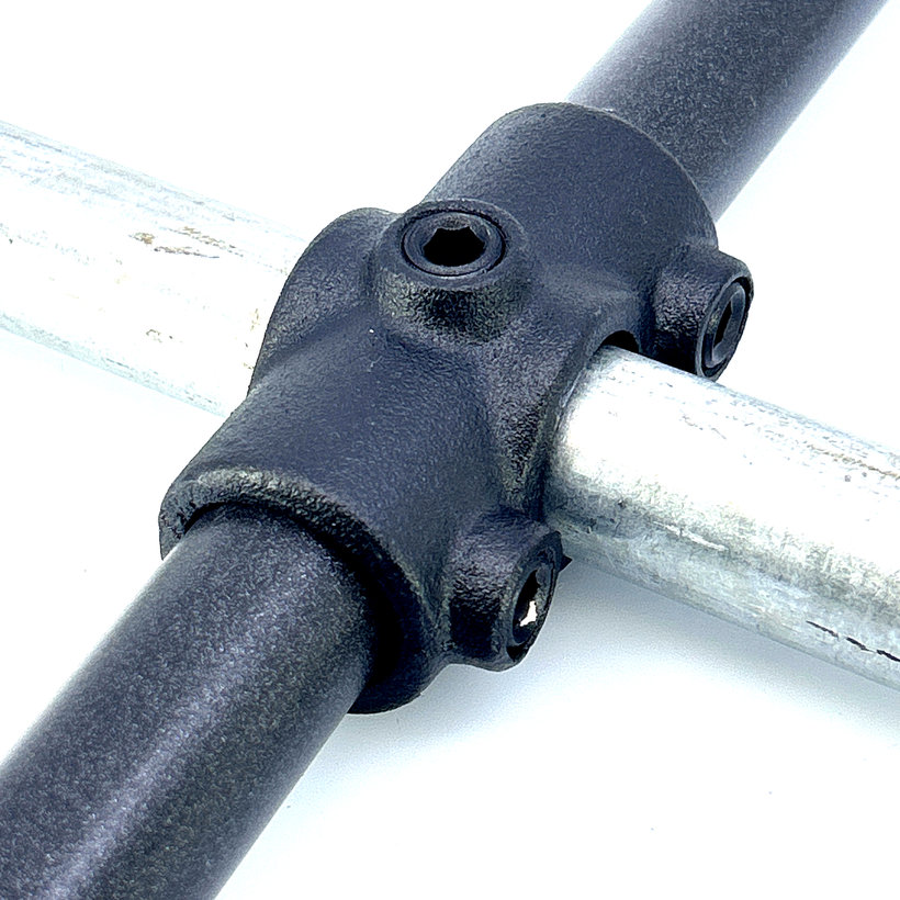 Spojovací článek ve tvaru X 27 mm - černý