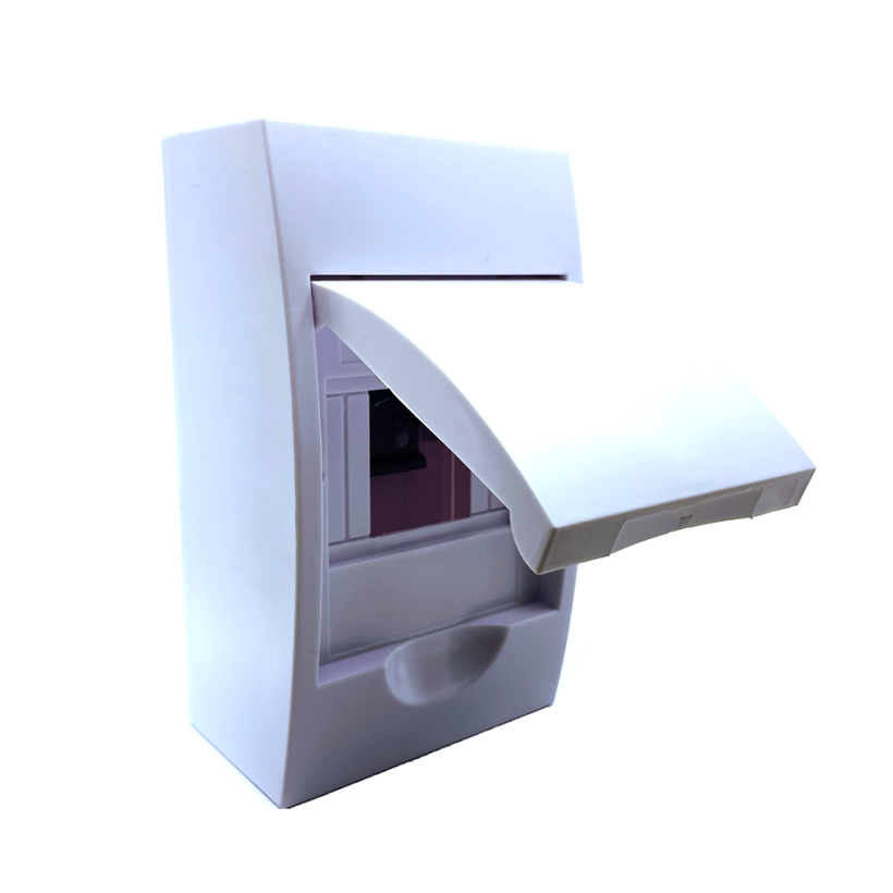 Rozvodná skříň nadomítková s bílými dvířky 110x200x70mm