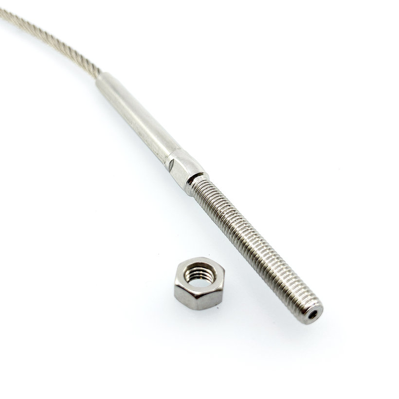 Lanová výplň zábradlí závit/závit M5 2,5mm/2m