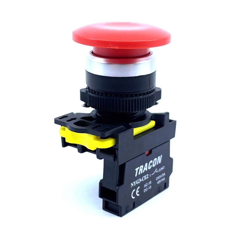 Hřibové tlačítko červené