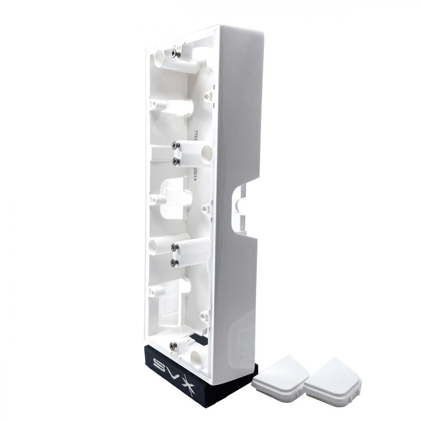 Valena 3 krabice na omítku bílá