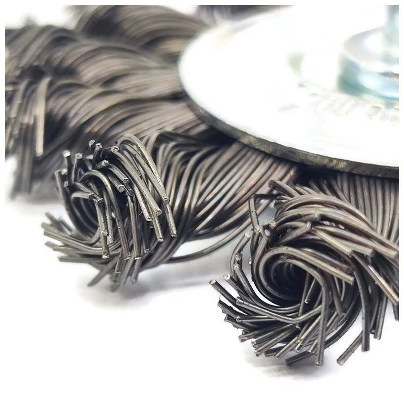 Kartáč okružní copánkový se stopkou 75mm