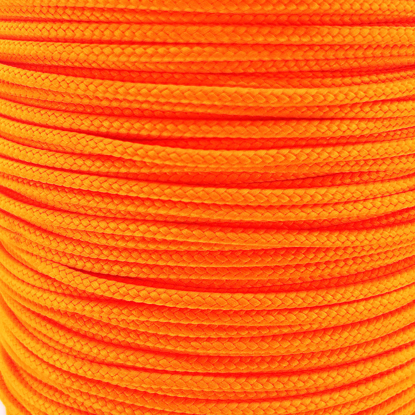 PES 3mm šňůra splétaná bez jádra barevná