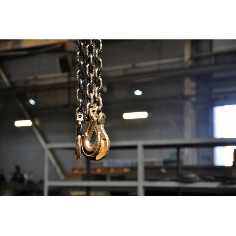 Řetězový závěs hák-hák tř 80 (1 m, 1120 kg, 6 mm)