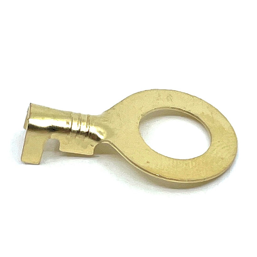 Neizolované mosazné lisovací oko - 100ks 1mm²