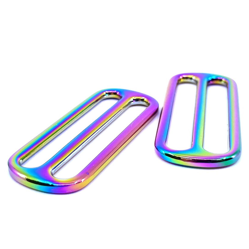 Průvlečná spona duhová 16x5mm