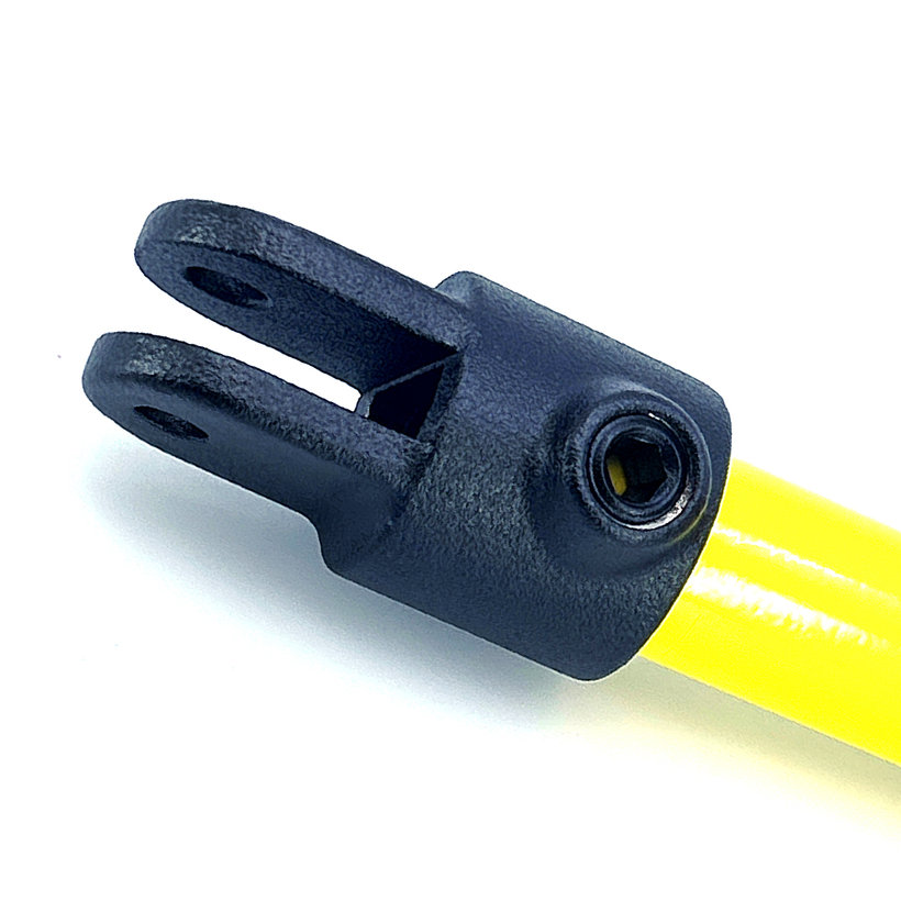 Konektor na podporu panelu 27 mm - černý