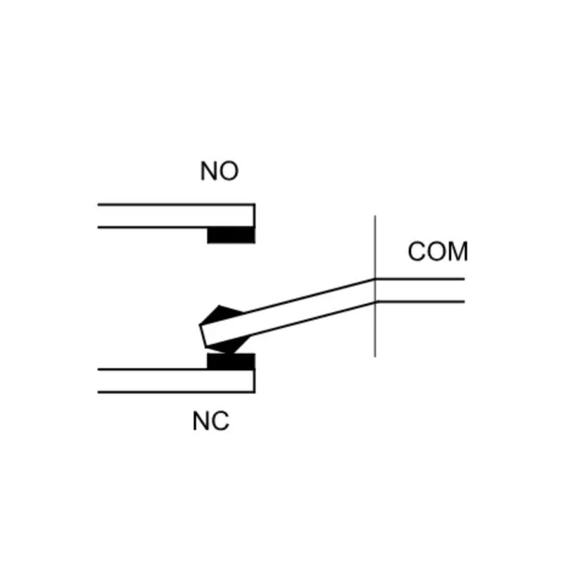 Koncový spínač s kovovým čepem