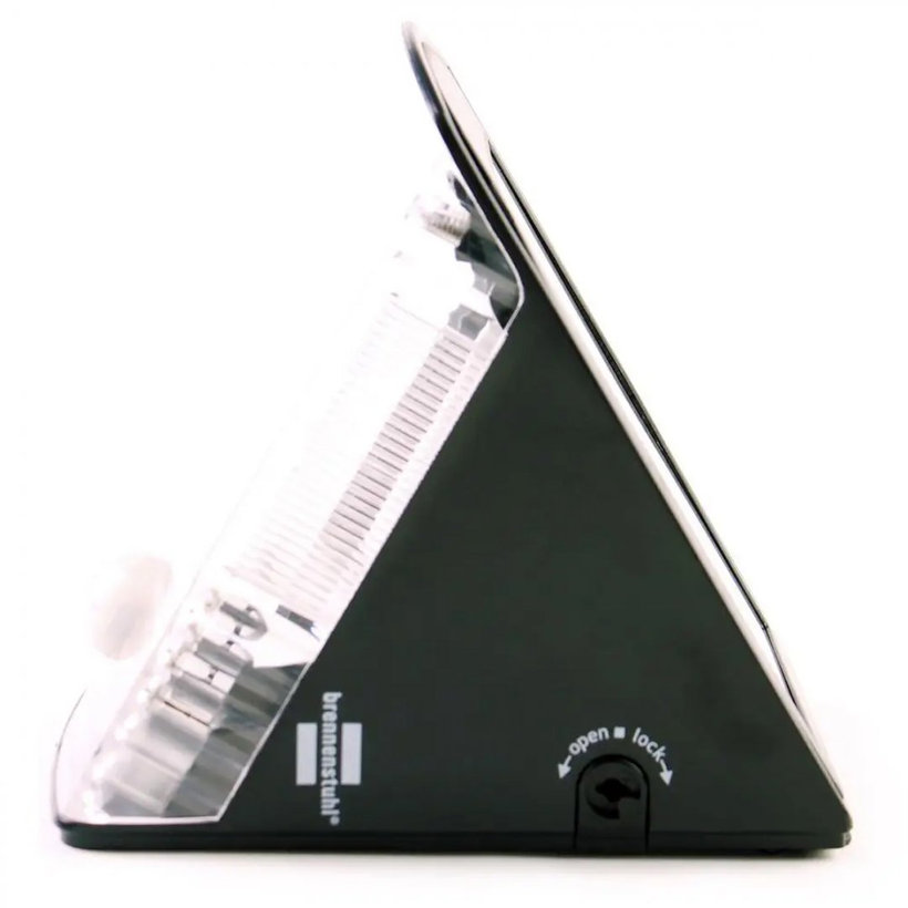 Solární LED nástěnné světlo s pohybovým PIR detektorem černé