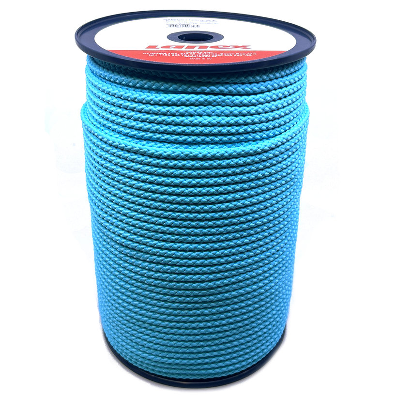 PPV šňůra splétaná bez jádra barevná 8 pr 6mm