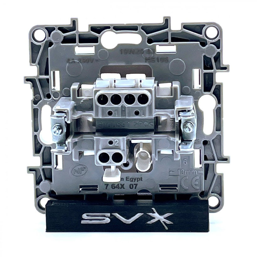 Niloé tlačítko 1/0 bílá