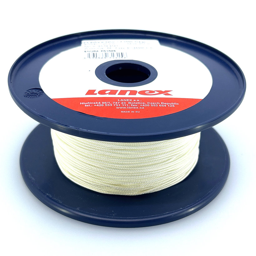 PES šňůra žaluziová bílá 16pr 1,4mm 500m