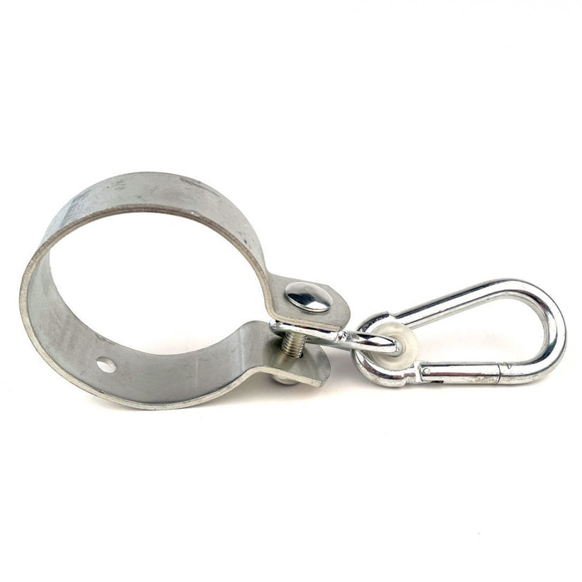 Objímka houpačková s karabinou 80mm