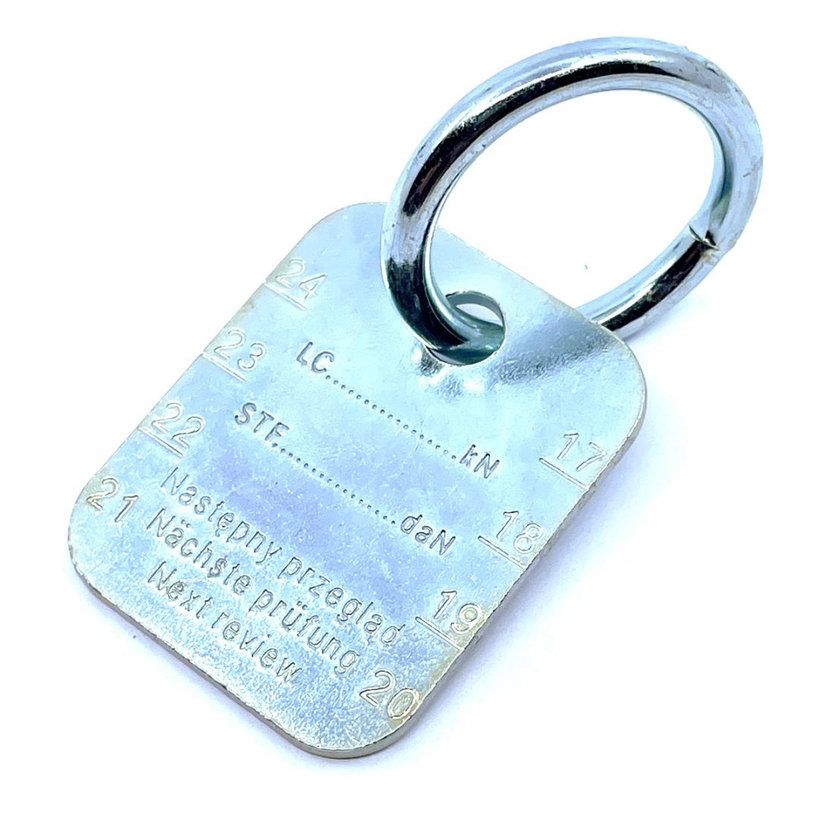 Identifikační štítek hranatý