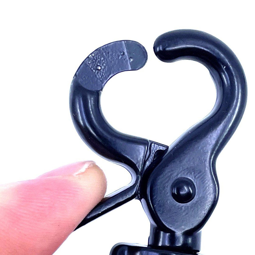 Karabina vypouštěcí černá 45x10mm