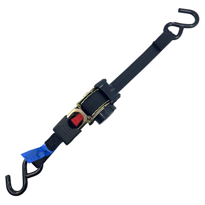 Samonavíjecí upínací pás / kurtna / s navíječem a háky 3M