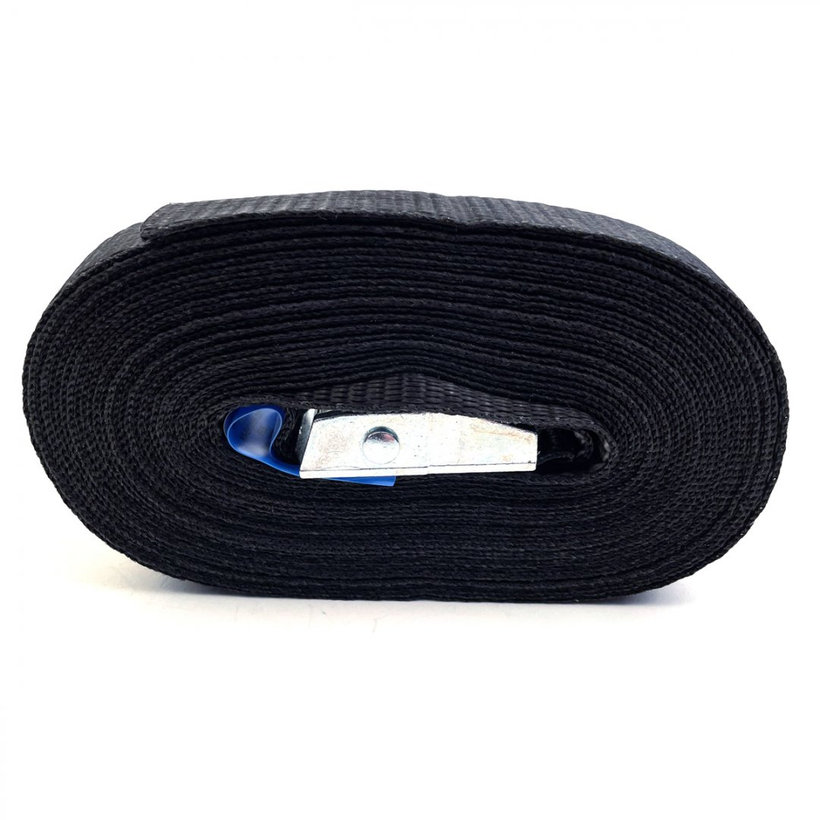 Jednodílný rychloupínací pás se sponou a volným koncem černý 4M