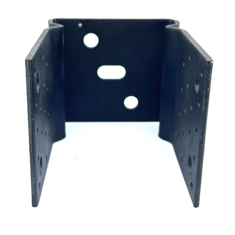 Noha sloupu U s prolisem bez roxoru 141x120x125mm černá