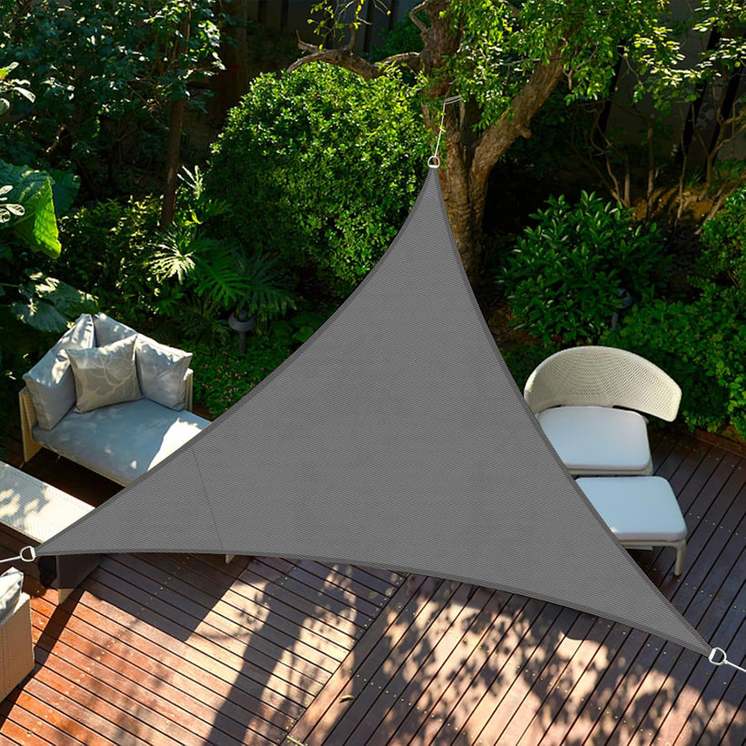 Stínící plachta nepromokavá antracit 3x3x3 m