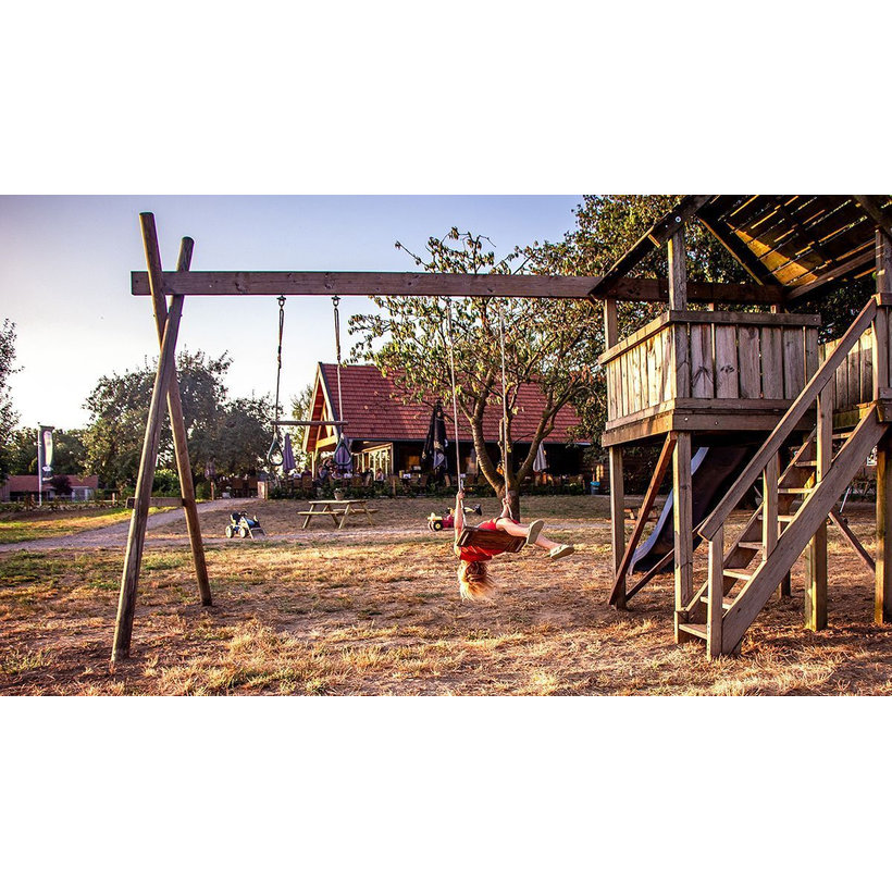 Hák houpačkový s vrutem - nerez A2 120 mm