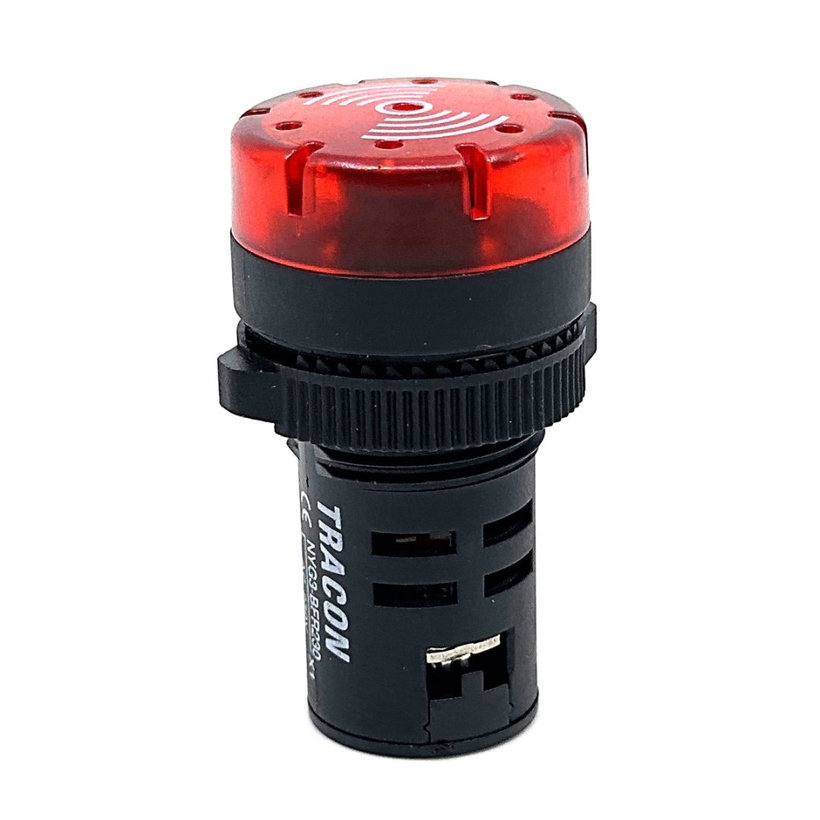 Kontrolka LED akustická červená