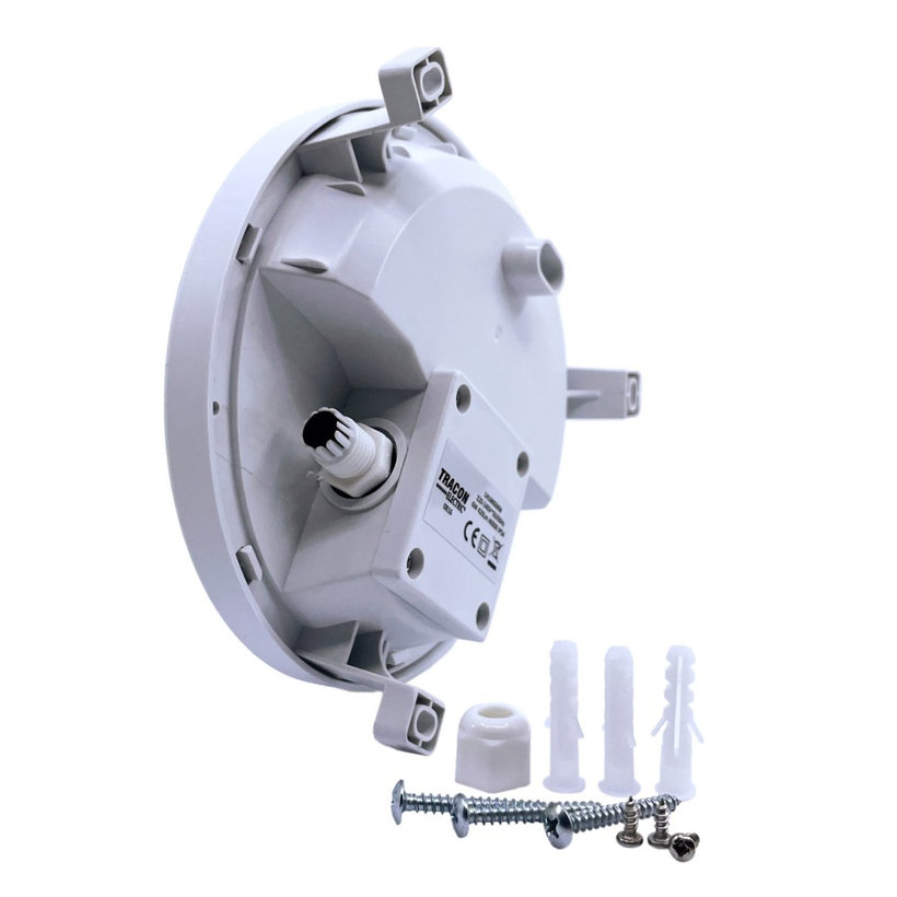 Plastové chráněné LED svítidlo - kruhové