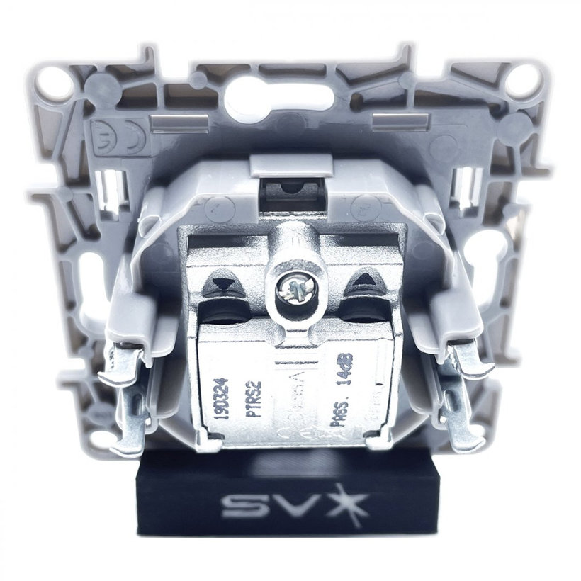 Niloé zásuvka TV+R+SAT bílá průběžná