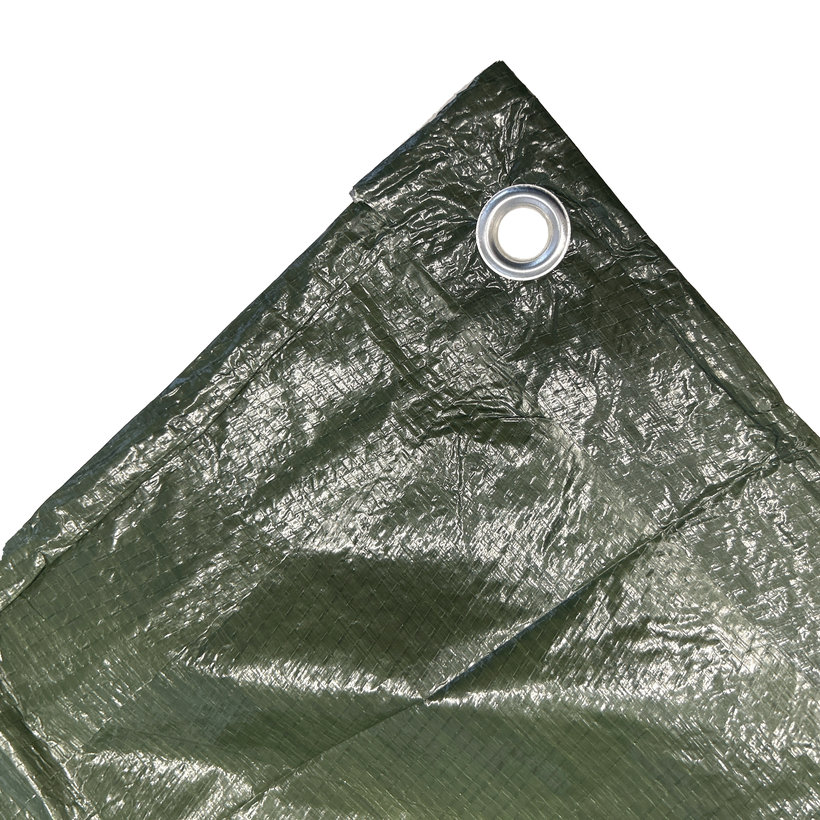 Plachta krycí 5x8m tmavě zelená 65g/m²