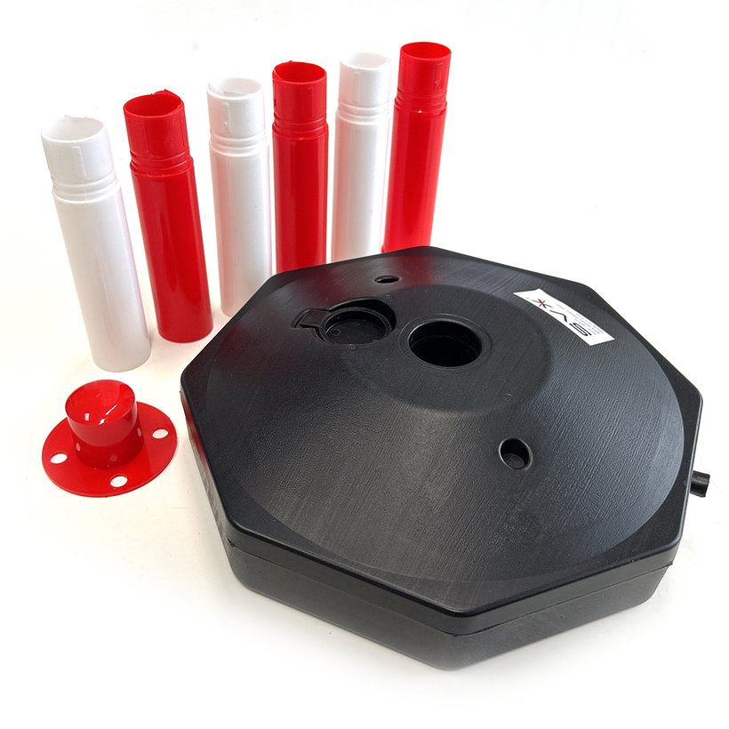 Silničářský podstavec červeno-bílý 90cm