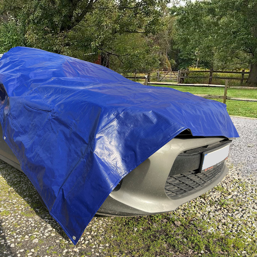 Plachta krycí 3x5m tmavě modrá 100g/m²