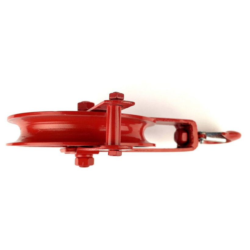 Stavební kladka s hákem 200mm