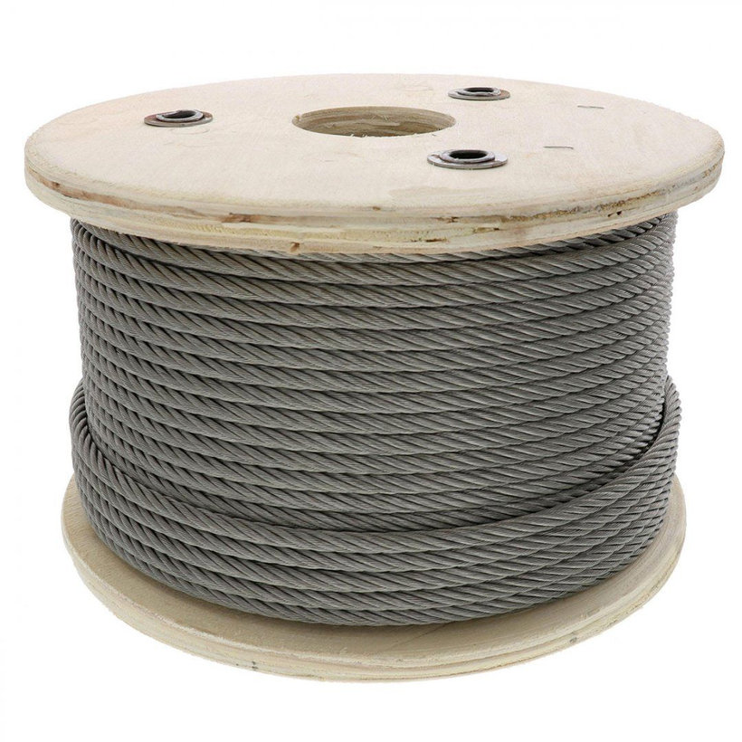 Ocelové lano DIN 3066 6x37+FC 18mm