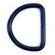 Kroužek svařovaný tvar D černý 4,5x50mm