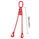 Řetězový závěs oko-2 háky tř 80 se zkracovačem (2,5 m, 11 200/8000 kg, 16 mm)