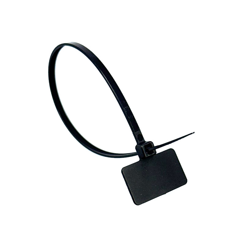 Označovací štítek s páskou černý - 3,6x220mm