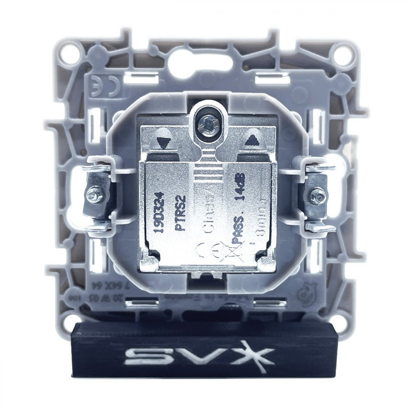 Niloé zásuvka TV+R+SAT bílá průběžná