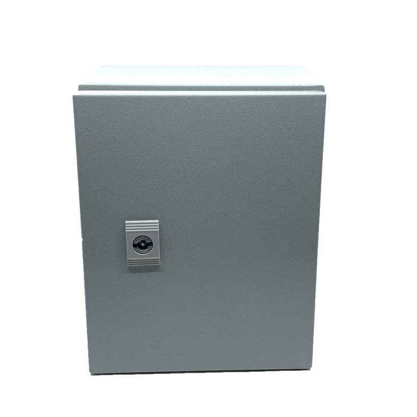 Ocelově-plechová rozvodnice, šedá 250x300x150mm