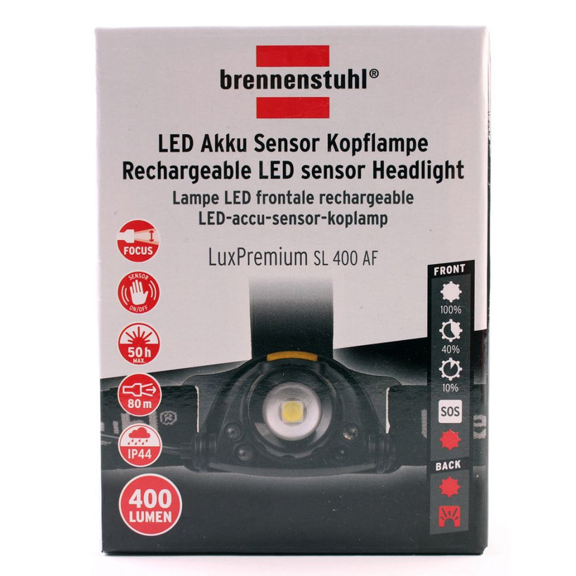 LuxPremium LED AKU senzorová čelovka SL 400 AF