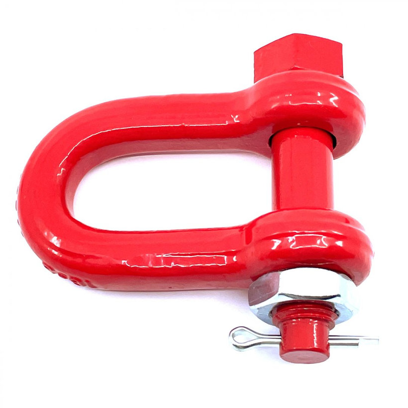 Pevnostní třmen tvar D tř 80 červený 10mm