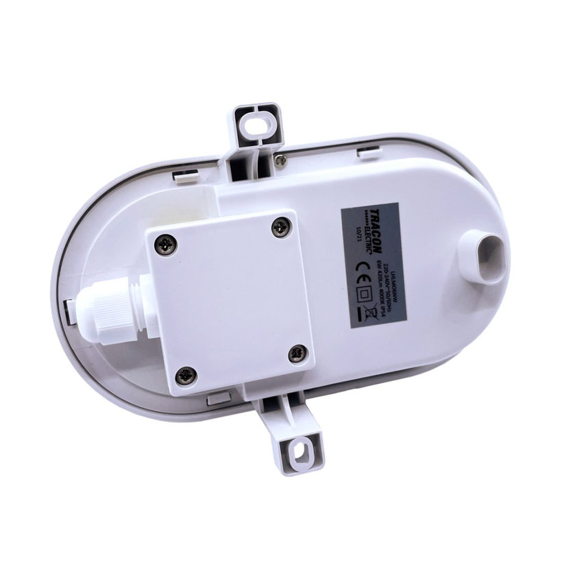 Plastové chráněné LED svítidlo - oválné