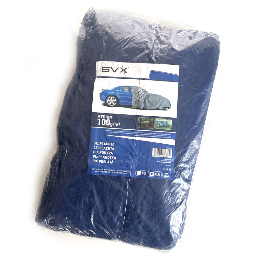 Plachta krycí 3x5m tmavě modrá 100g/m²