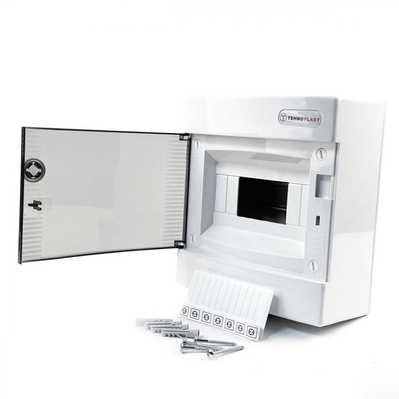 Rozvodnice zapuštěná bílá U8 - C/P 211x232x99mm